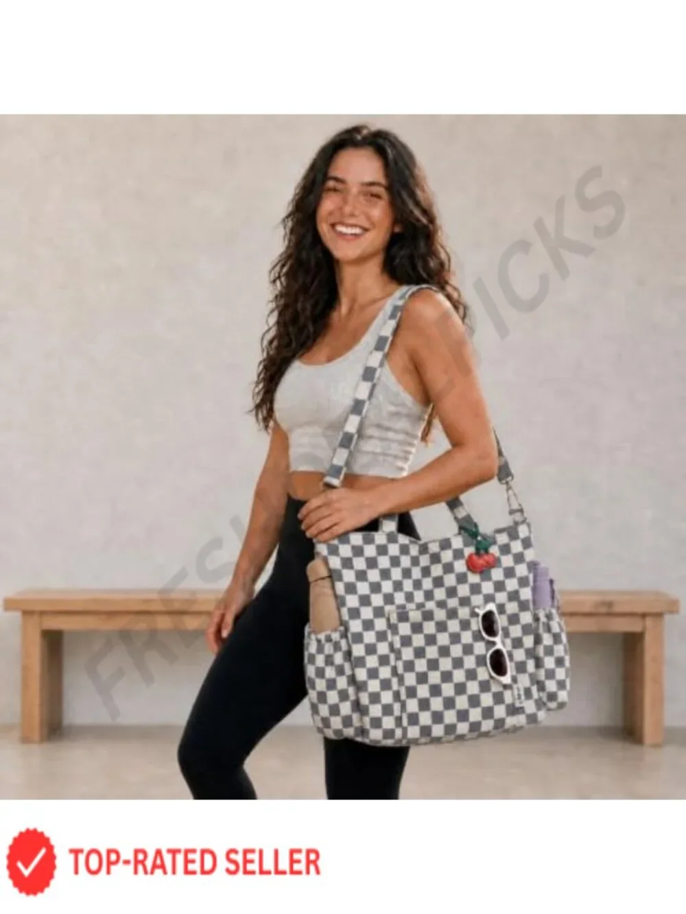 N/A corduroy tote